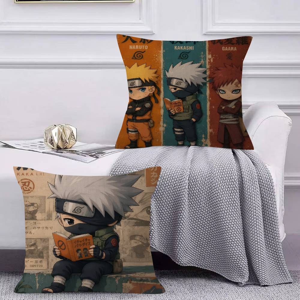 NARUTO cute pillow cover sofa cushion cover home room decoration children gift