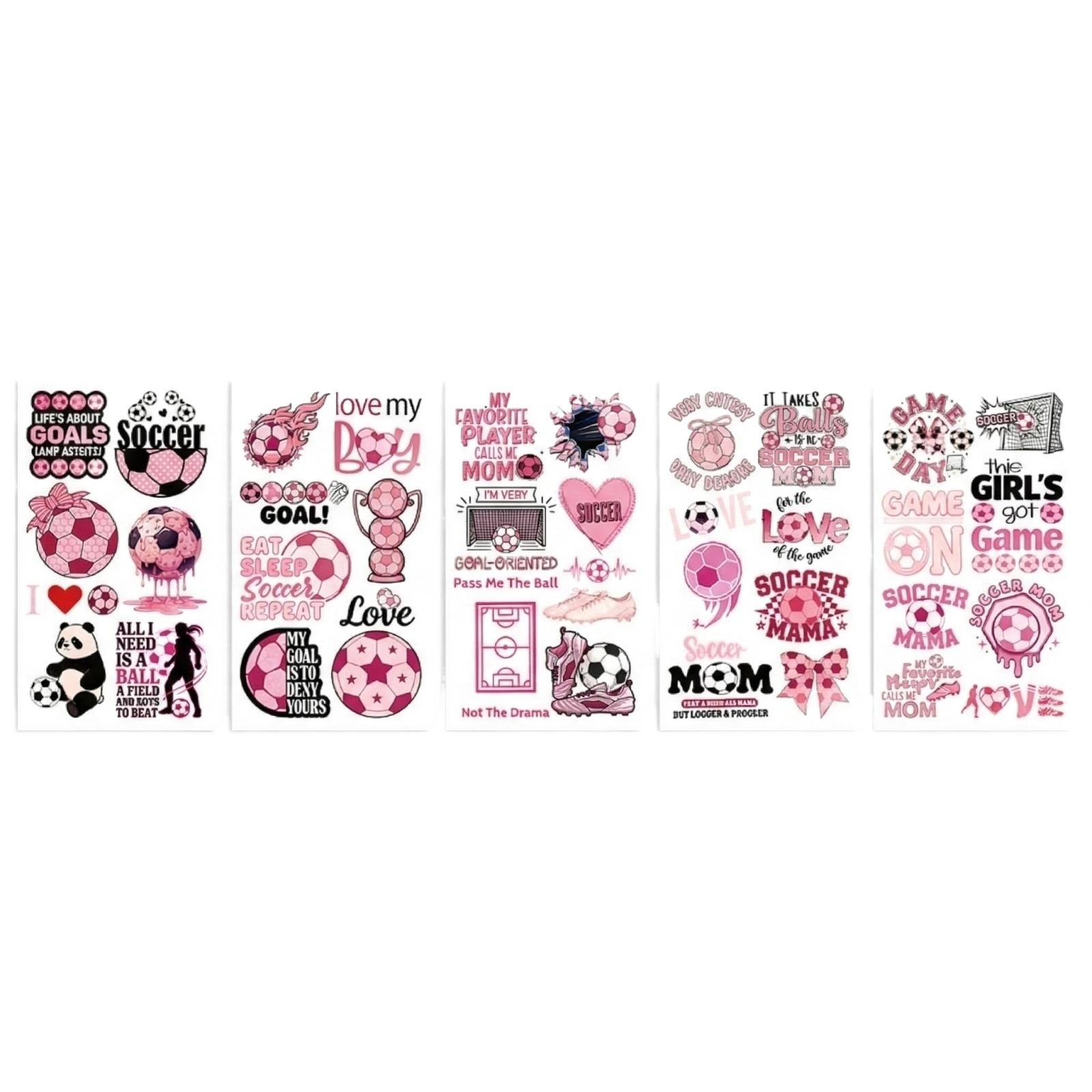 10 Наклеек Мультяшная Футбольная Серия