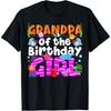 Grandpa Under Sea Birthday Party Girl Ocean Sea Animal Theme T-Shirt(1)