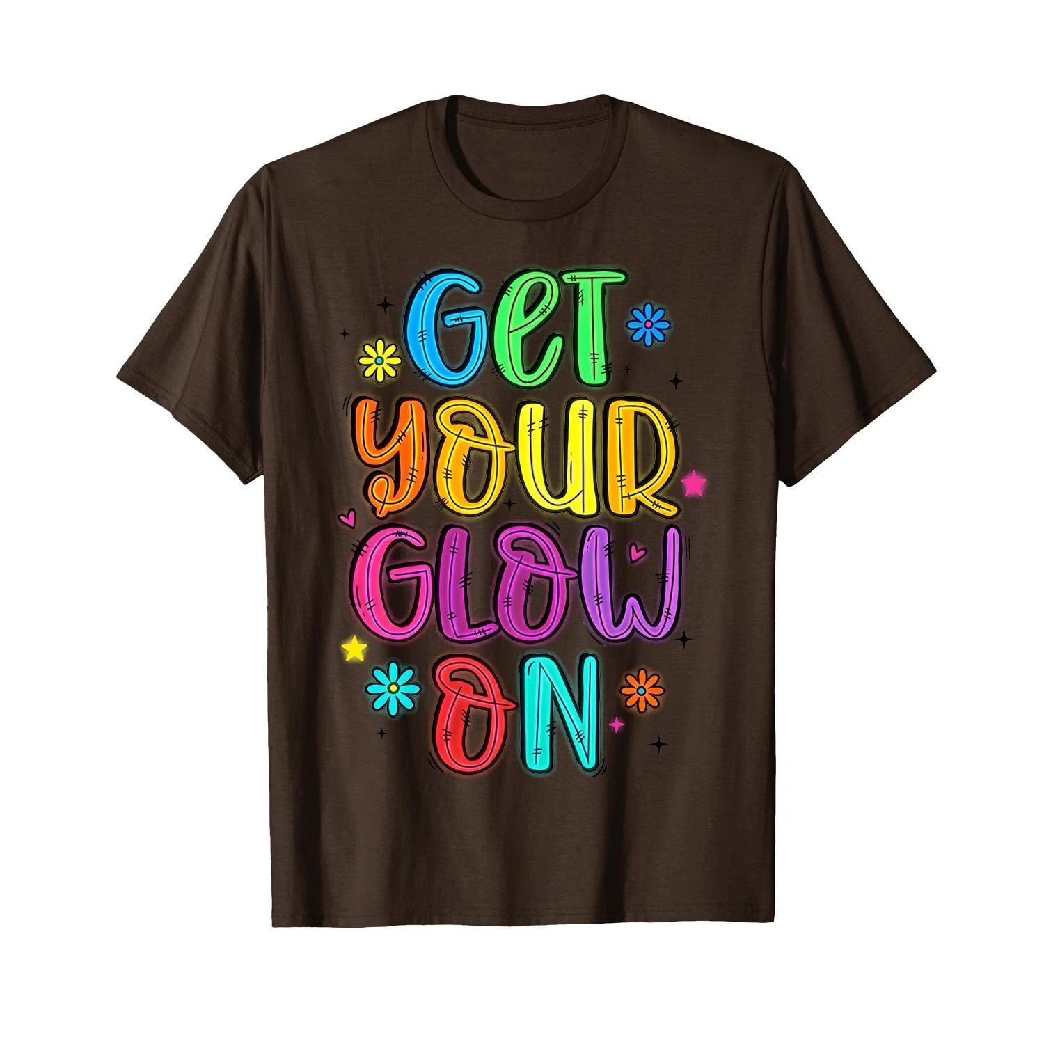 Get Your On in My Glowing Era Group Team Party Squad Gifts T-Shirt XL