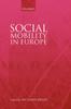 The Social Mobility In Europe Book