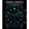 POEDAGAR Men Watch Fashion Sport Chronograph Silicone Quartz Watches Top Brand Luxury Waterproof Luminous Date Wristwatch