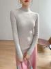 2026 Women's Cashmere Half-High Collar Slim Fit Seamless Wool Sweater for Autumn and Winter