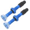 1 para Bez dętkowych zaworów powietrznych do roweru górskiego, stopowy przedłużacz zaworu Presta, akcesorium, niebieski
