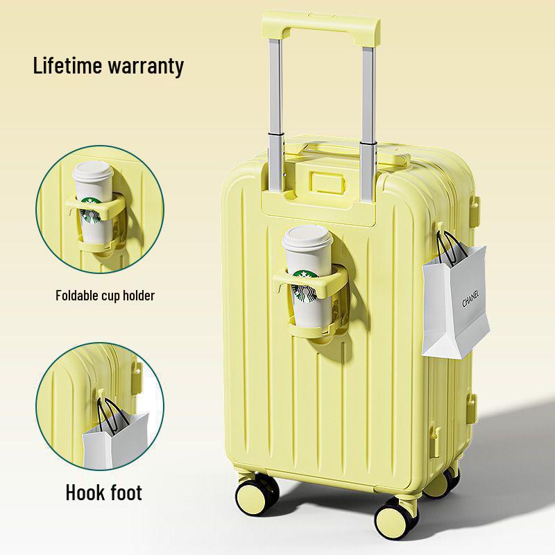 Stylish Lightweight Durable Suitcase with Combination Lock for Women, Men, and Students