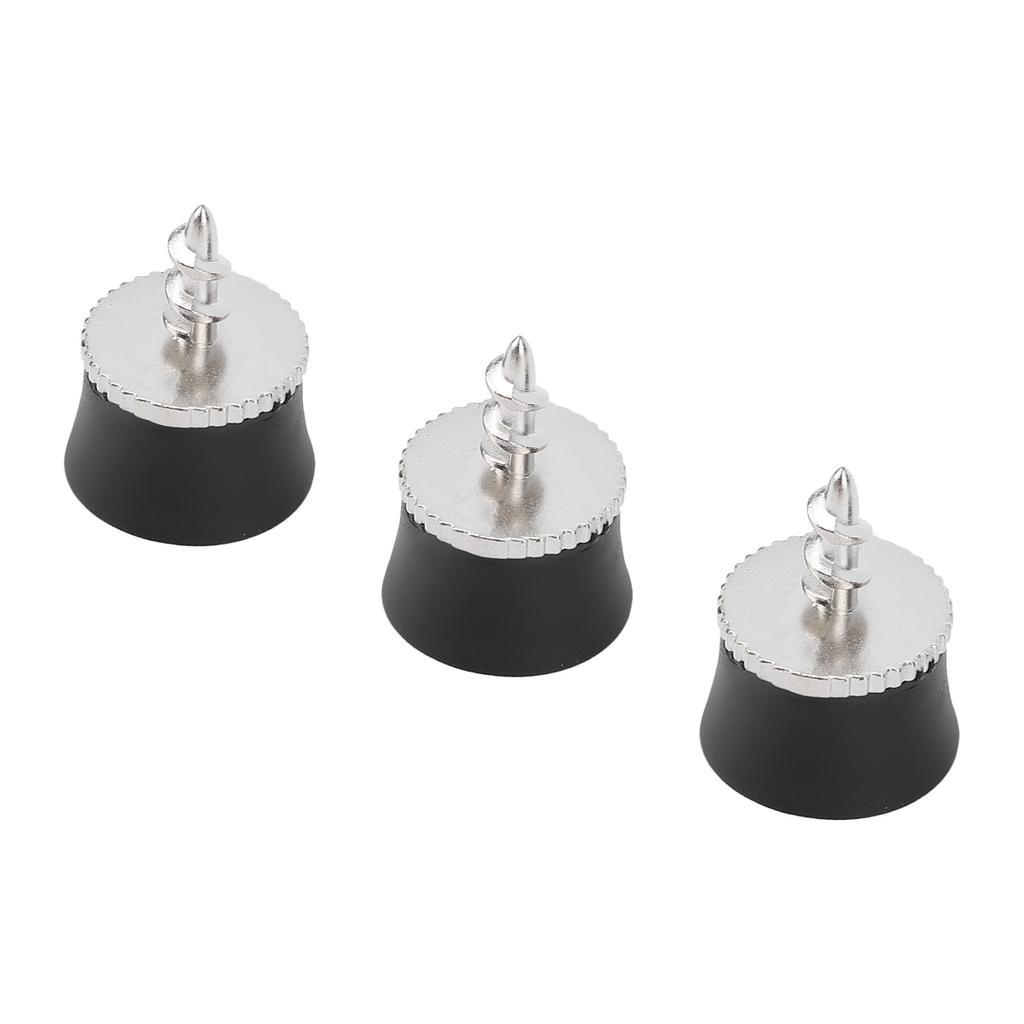 3 Stück Golfballaufheber Silikon-Saugfuß Aluminiumlegierung Schraube Golfballgreifer Saugnapf Golf