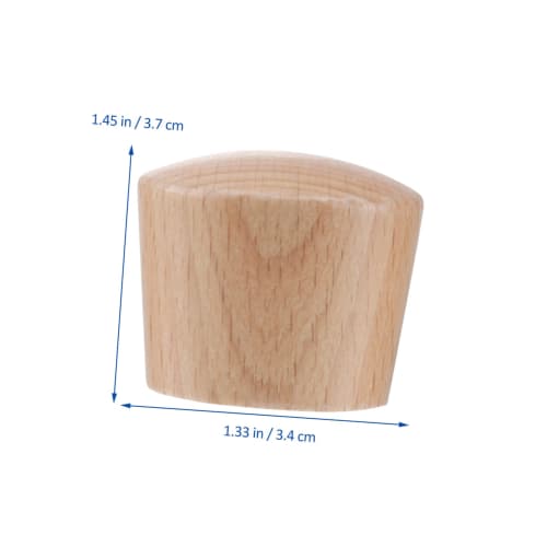 WATIIFUFU 2-Piece Wooden Pot Lid Knob Replacement Soup Pot Lid Handle, Universal, Easy to Grip, Easy to Clean, Durable