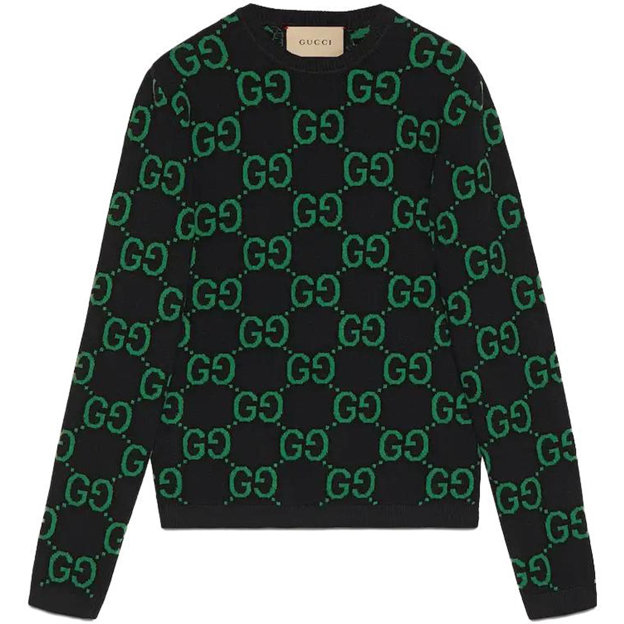 GUCCI Gg Monogram Adīts Džemperis ar