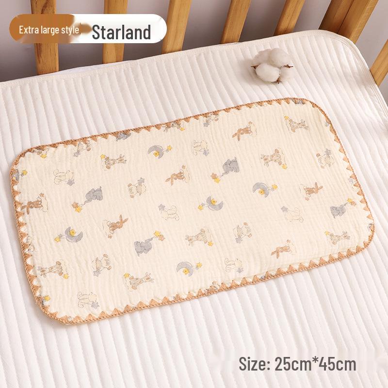 Baby Cloud Breathable Cotton Pillow - Infant Anti-Spit Design, 0-6 Months