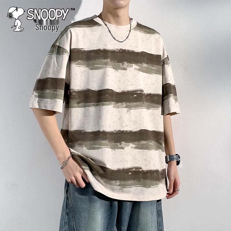 SNOOPY Men s Summer Tie-Dye Cooling Short Sleeve T-Shirt XL