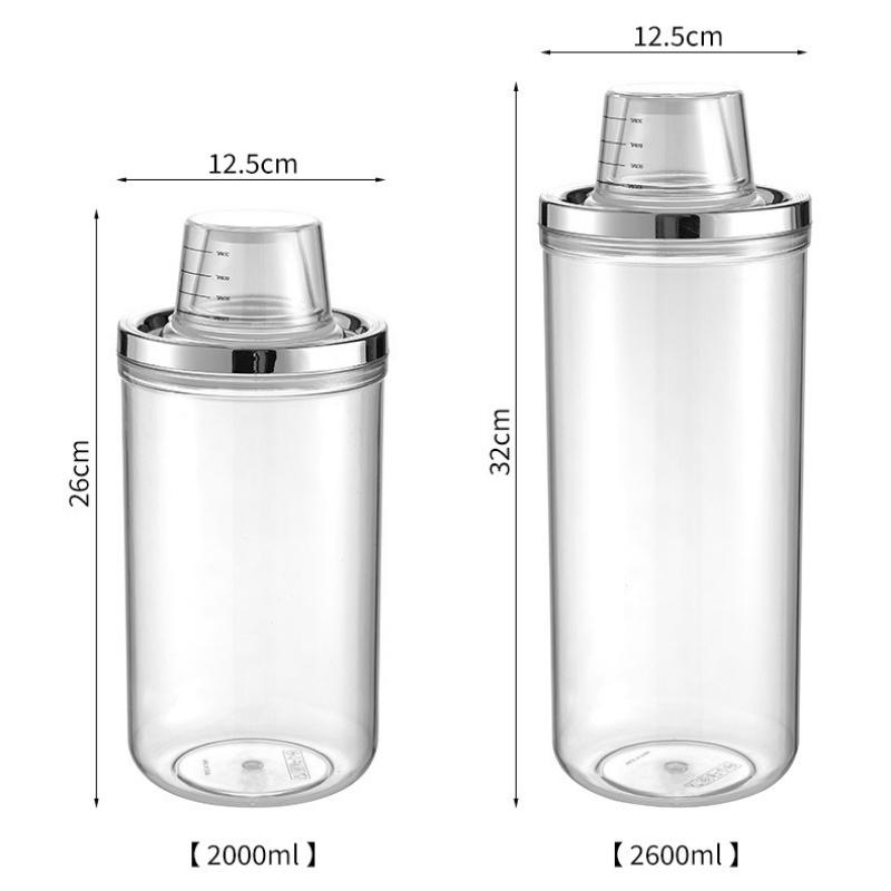 Home Kitchen Sealed Jar Coffee Bean Moisture-proof Storage Container Grain and Miscellaneous Grain Transparent Storage Tank