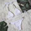 Bikini Bandage Cross Solid Diamond Swimsuit Sexy Women's Swimsuit