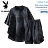 Herren Sommer Freizeit T-Shirt & Shorts Set
