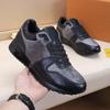 20 neue Leder-Low-Top-Rundkopf-Sportschuhe und Freizeitschuhe aus Naturleder, erste Schicht Rindsleder