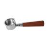 Alloy and Wood Handle Naked Portafilter Reliable 51mm Bottomless Portafilter Coffee Brewing Tools for Consistent Crema