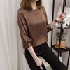 Women Brief  Work Wear  Shirts Three Quarter Sleeve Casual Tops