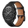 Omega X Swatch Ortaklığı İçin Vintage Deri Kayış MoonSwatch Klasik Bileklik MoonSwatch Kordon Aksesuarları Correa