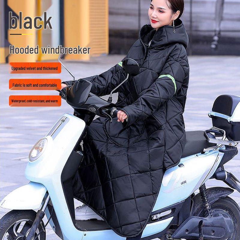 

Ветрозащитное флисовое пальто для электромобиля с водонепроницаемыми наколенниками Cycling Cold-Resistant