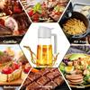 2in1 470ml Plastic Spray Oil Sprayer Bottle Spray Oil Dispenser Oil Jar Cruet BBQ Kitchen Baking Roasting Picnic Kitchen Tool