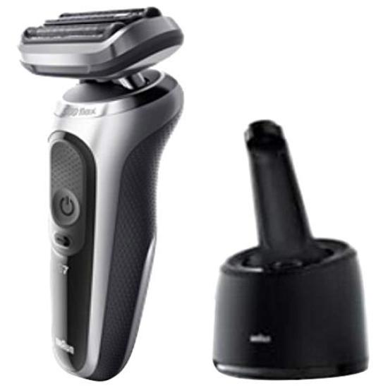 

Электробритва Braun Series 7 с чистящей машинкой Silver 70-S7201cc серебряный
