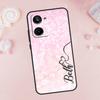 PERSONALISED  name initial pink marble For Realme 12 11 10 9 Pro Plus C67 C55 C53 C35 C33 C30 C25s C21Y C15 GT Neo5 GT3 GT5 Case