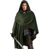 Renaissance Cloak Costume With Ethnic Style For Cosplay Parties And Fantasy Role Play