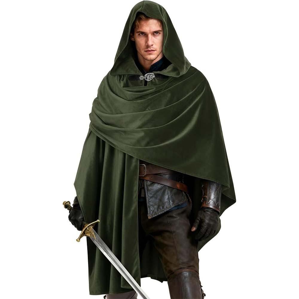 Renaissance Cloak Costume With Ethnic Style For Cosplay Parties And Fantasy Role Play
