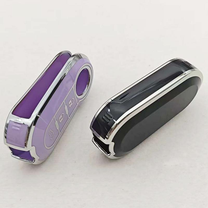 Yeni TPU Araba Çevirme Anahtar Kılıfı Kabuk FIAT 500 Ducato Punto Panda Lancia Musa Citroen Jumper Peugeot Boxer Aksesuarları