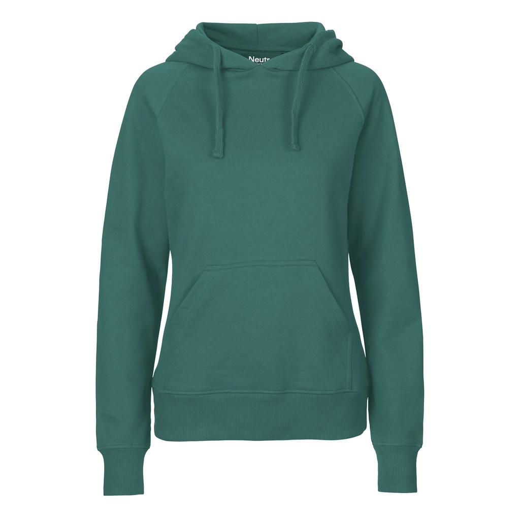 Neutraler Damen/Damen Einfarbiges Kapuzensweatshirt