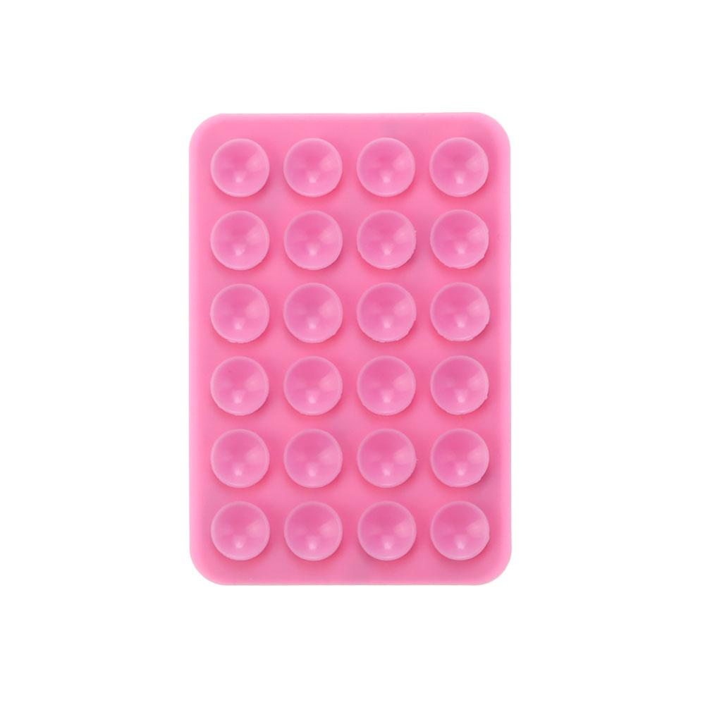 Silicone World Square Silikon-Saugnapf zur Befestigung von Mobiltelefonen im Auto, Halterung für Telefonhülle, universeller, rutschfester Saugnapf