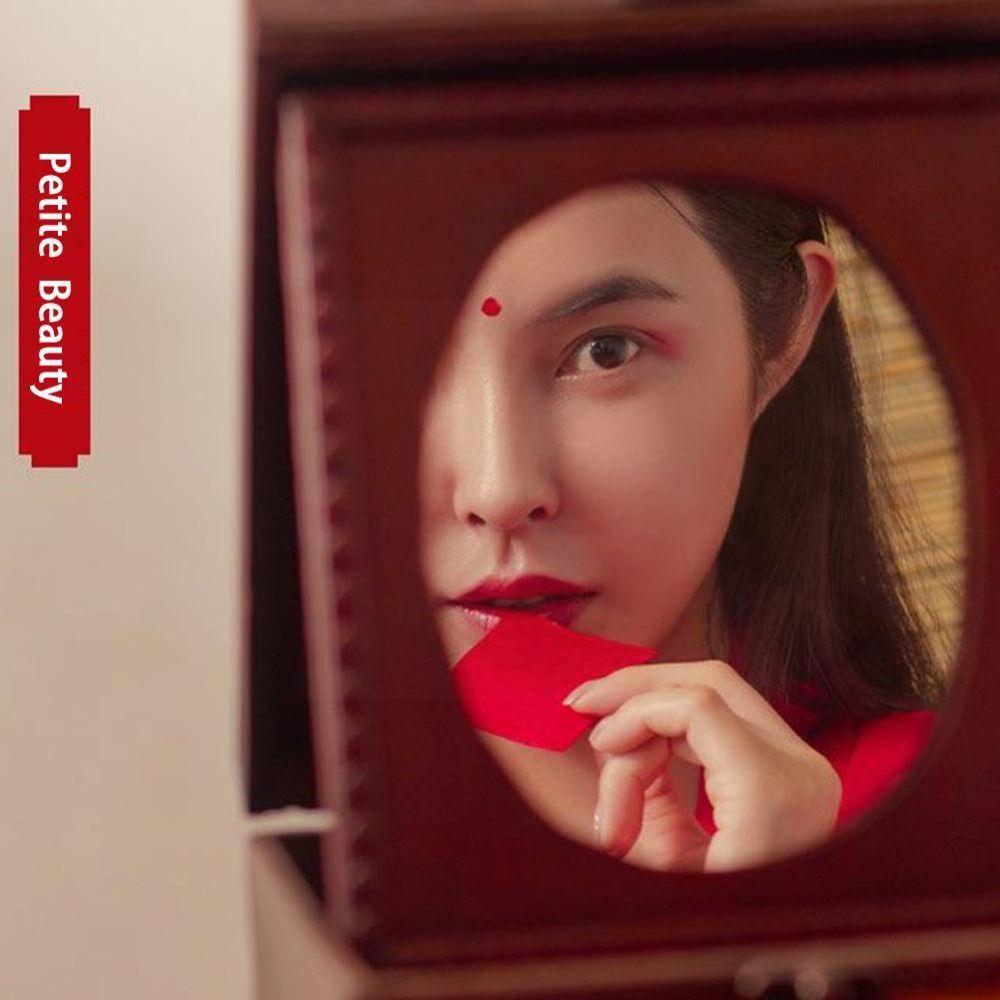 Traditional Lip Gloss Paper Red Velvet Lipsticks Paper Ancient Chinese Lipstick Paper Wedding