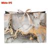 1-20PCS Marble Gift Bags with Ribbon Fashion Tote Paper Bags Clothing Shopping Bags Candy Bags Party Gift Packaging Supplies