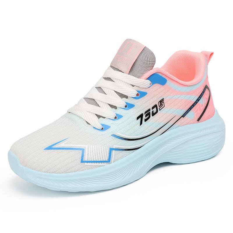 Sneakers men's lightweight autumn new breathable mesh casual shoes couple's marathon running shoes