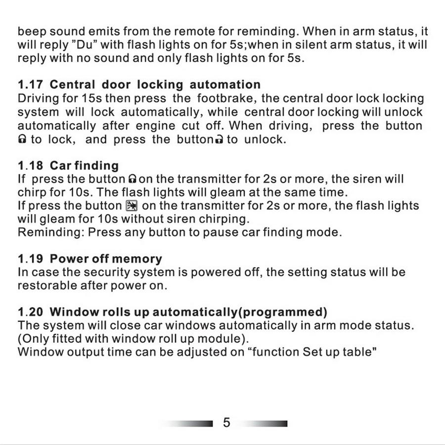 Universal 12V 2-Way Car Alarm Security System Remote Engine Start Anti-hijacking