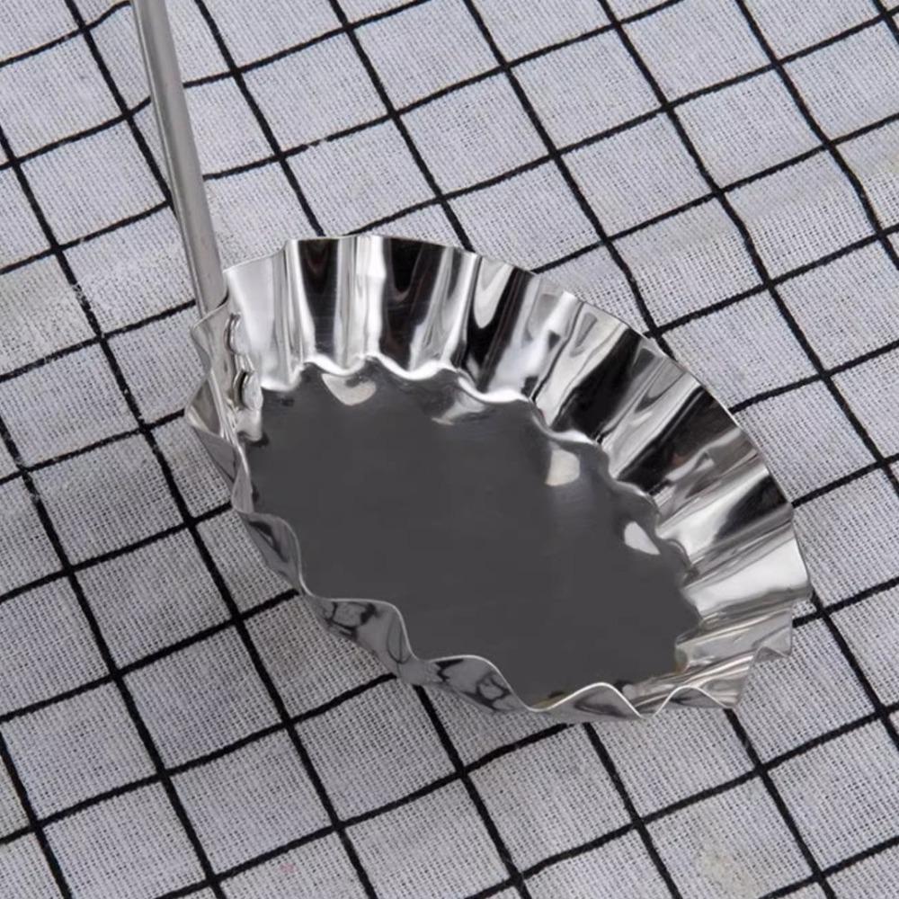 Stainless Steel Shredded Radish Fritters Mold Wooden Handle Frying Pancake Spoon Kitchen Cooking