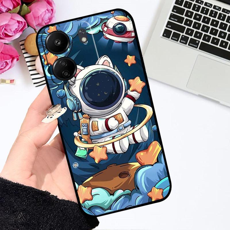 For Xiaomi Poco C65 Case Redmi 13C 4G Cute Cartoon Cover Soft Silicone Phone Case For Xiaomi Redmi 13C Poco C65 C 65 Bumper
