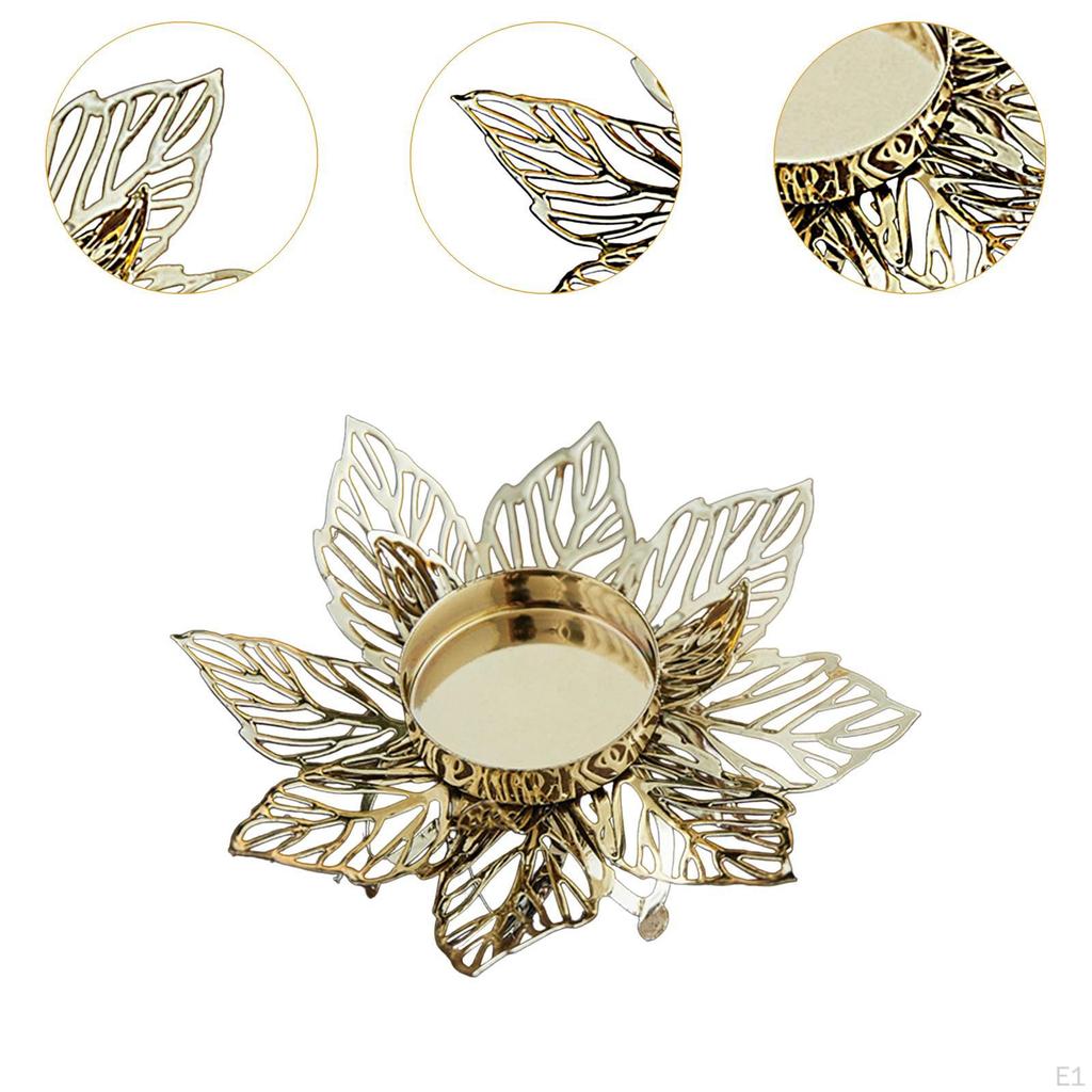 Candle Cup for Tea Light Holders, Metal Stand Events