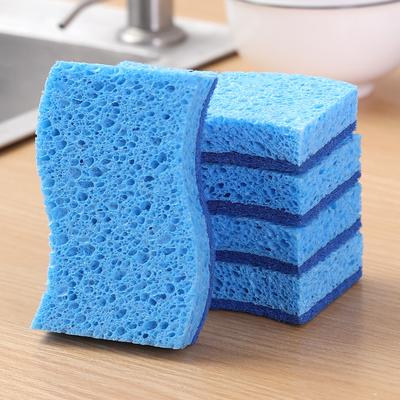 Éponge à vaisselle Éponge de nettoyage multifonctionnelle Tampon à récurer double face avec propriétés super absorbantes pour le nettoyage ménager Fournitures de nettoyage