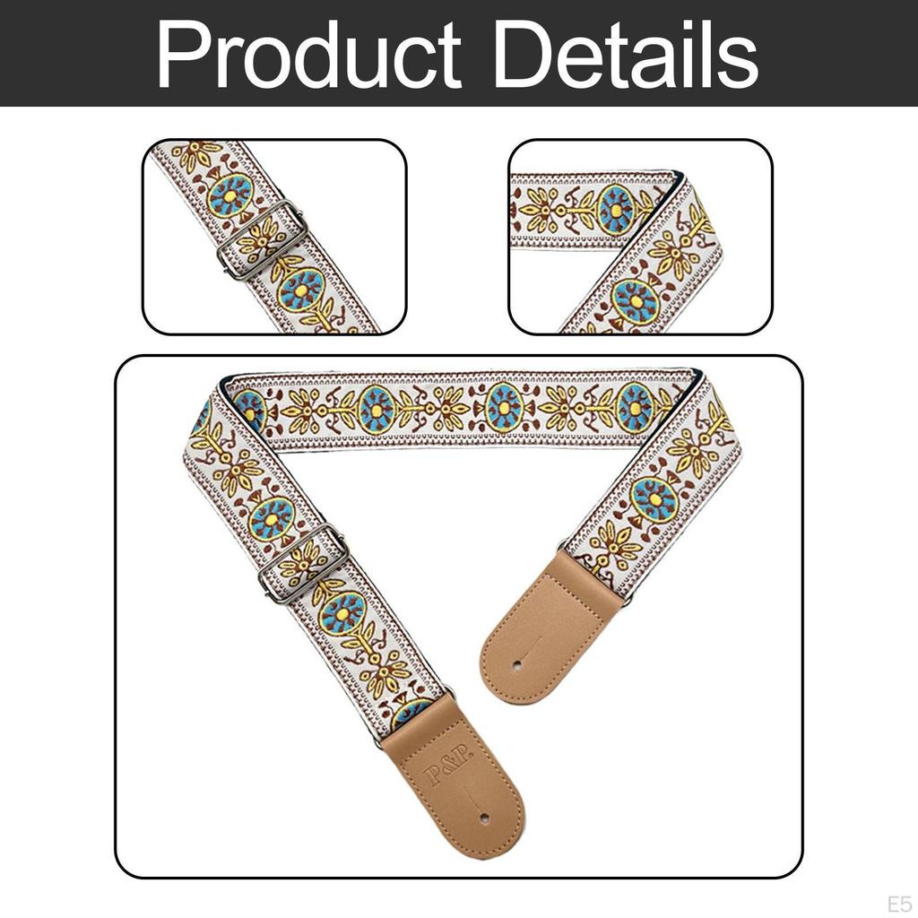 Ukulele Strap Strong Lightweight Guitar Back for Concert Tenor Soprano