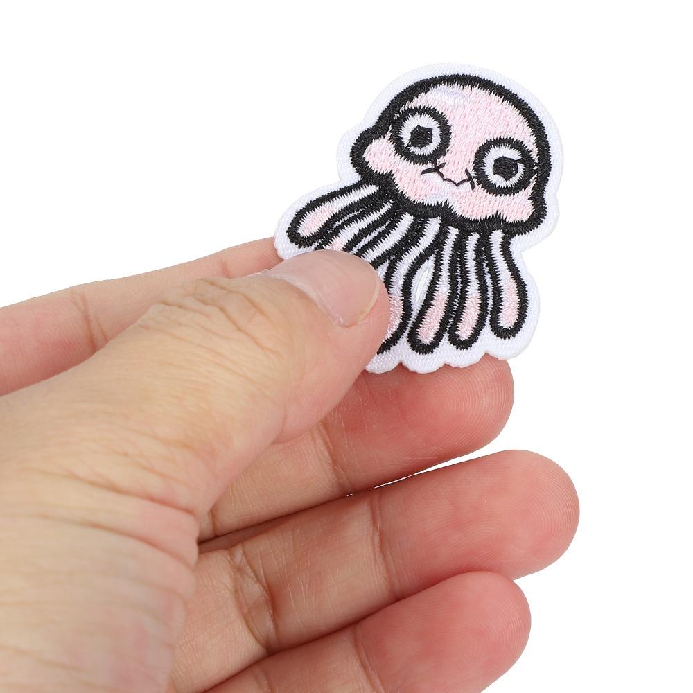 10Pcs Repair Decor Embroidery Patches Strong Adhesive Iron On Patches Vivid Cloth Stickers  For Hats