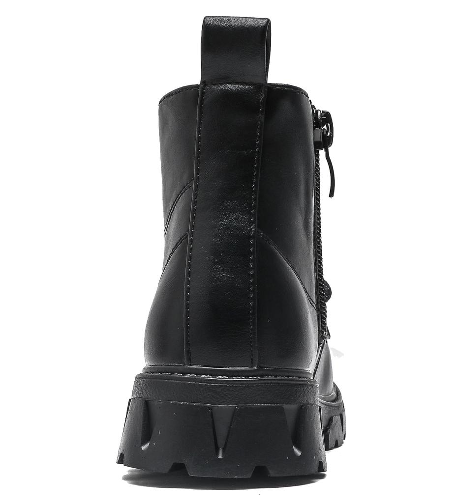 DADAWEN Short Boots for with Easy to Put On and Take Easy to Walk Great for Birthday 20cm Kids, Unisex, Lace-up Boots, Zipper, Off, in, Recitals,