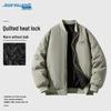 Jeanswest Unisex Baseball Collar Padded Jacket