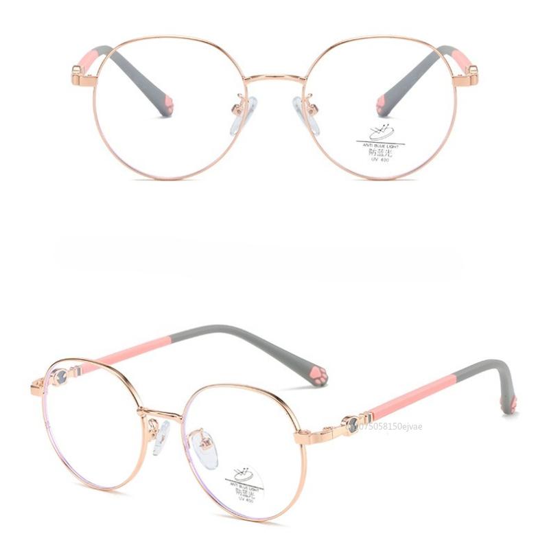 Anti-Blue Light Kids Glasses Children Boys Girls Ultra Light Frame Comfortable Eyeglasses Computer Eye Protection Eyeglasses