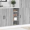VidaXL Low Cabinet "Riga" Sonoma Grey 30 X 44.5 X 81.5 Cm Engineered Wood 854198