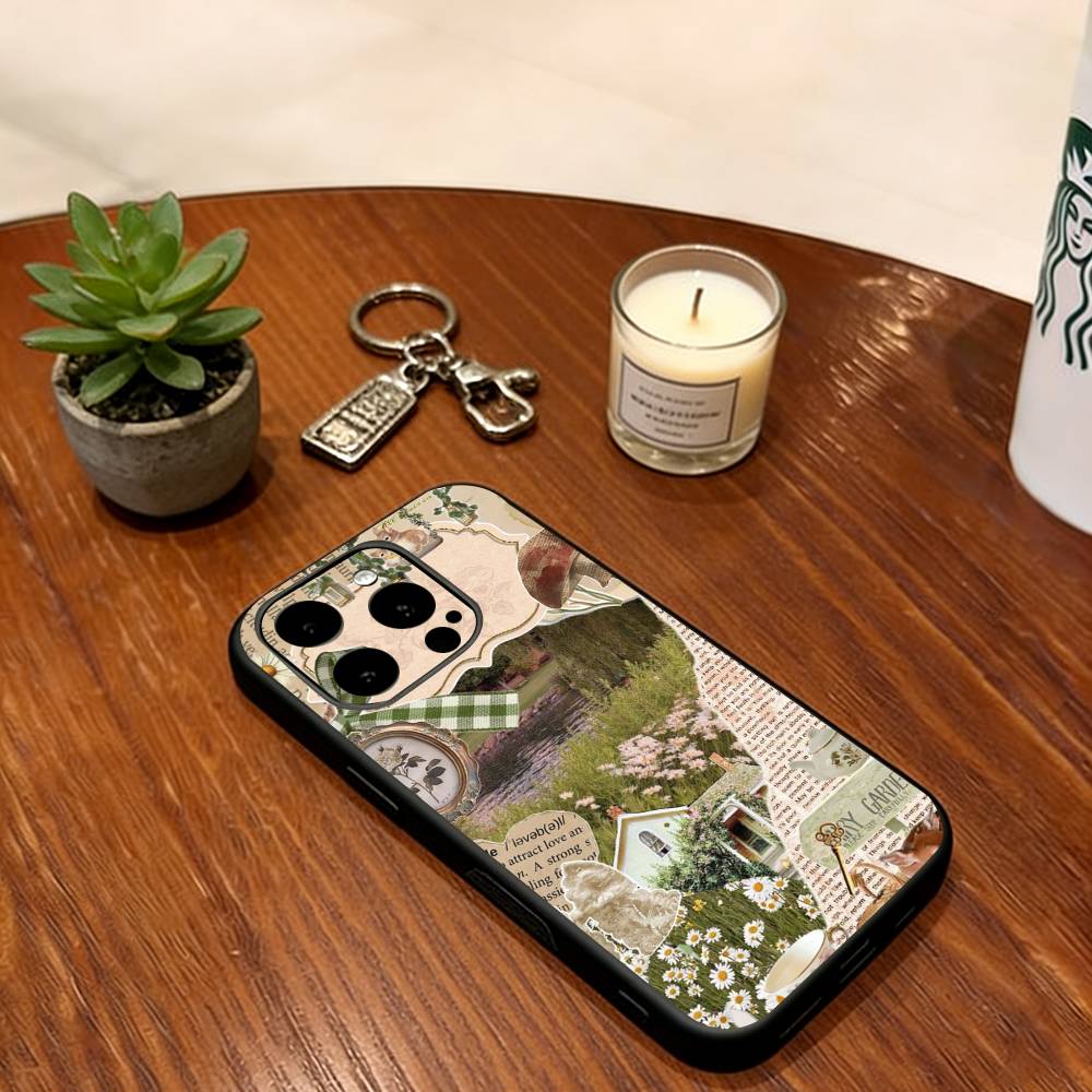 

Forest Collage Phone Case For iPhone 17, 16,15,14,13,12,11 Plus,Pro Max, Others Soft Black Cover iPhone14Plus