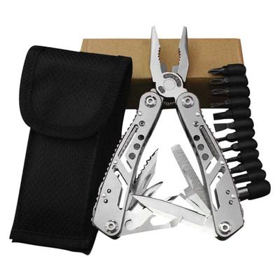 Multifunktionswerkzeugzange Outdoor Camping Klappzange Edelstahl Mini Kombinationswerkzeug ist leicht zu tragen