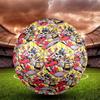 Mighty Morphin Power Rangers Print Size 5 Soccer Ball, Standard Match Football for Sports Game and Team Practice, Ideal Gift for Soccer Fans