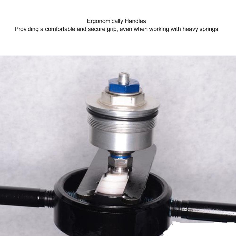 Aluminium Motorcycle Fork Spring Compressor Tool Radial Pin Spanner Ergonomically Fork Spring Compressor