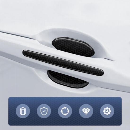 8PCS Car Door Handle Bowl Anti Scratch Sticker Protector Cover Accessories Trims