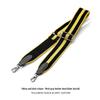 F-97 Color Block Stripe Wide Canvas Shoulder Strap for Bag Modification